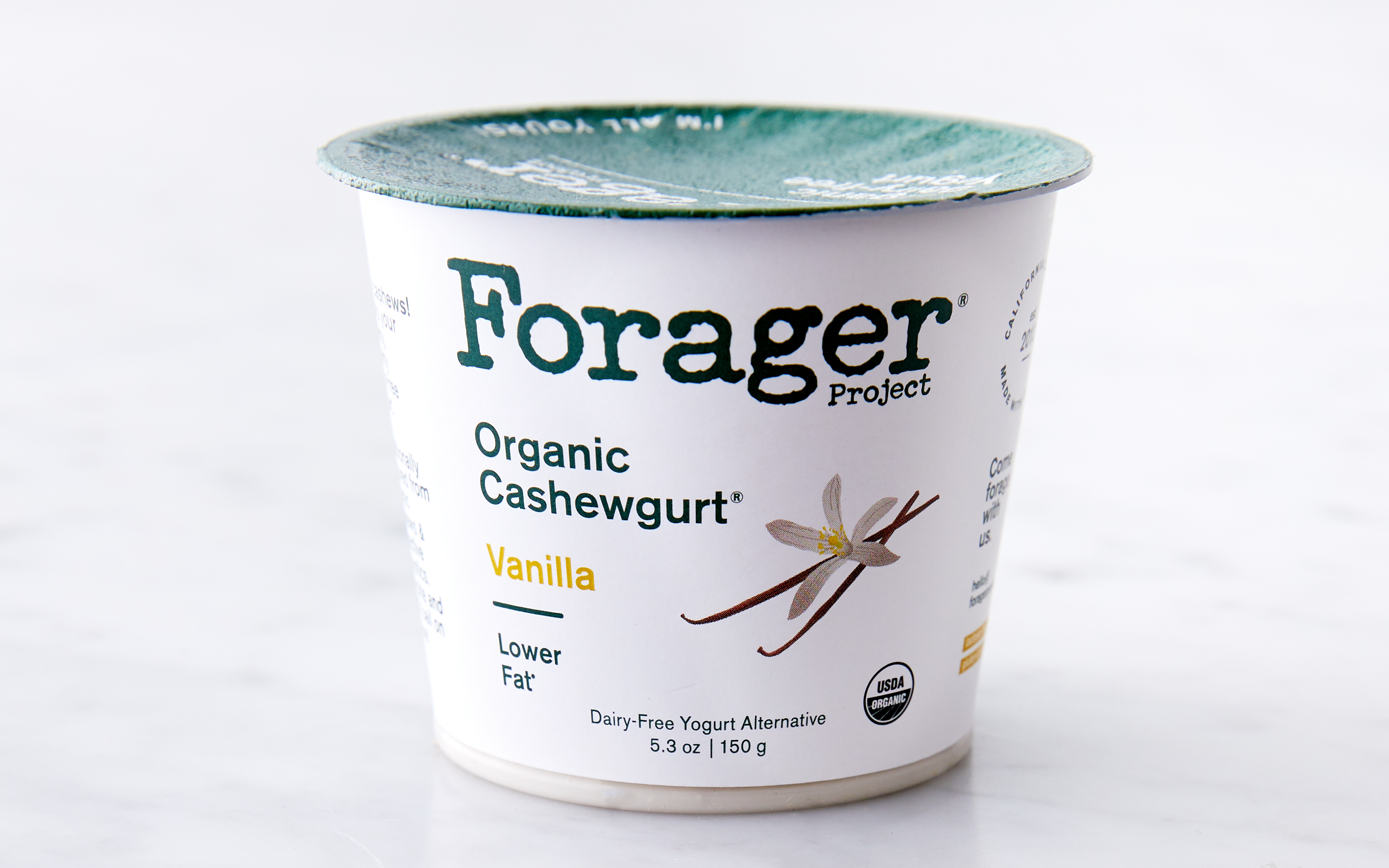 Organic Vanilla Bean Cashew Yogurt Forager Project SF Bay Good Eggs
